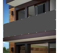 Vele Ombreggianti Rettangolari 300 x 450 cm Protezione Raggi UV 98% Tenda Parasole Rettangolare Antipolvere Protezione Antivento per Giardino per Terrazza Giardino, Grigio Scuro