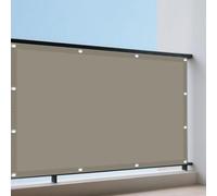 Vele Ombreggianti Rettangolari 70 x 550 cm Rettangolare 98% Anti-Uv Impermeabile Rete Termica Protezione Uv, Tessuto 185 G/M² per Giardino, Terrazzo, Bordo Piscina, Cachi