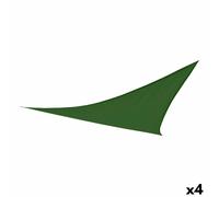 Vele parasole Aktive Triangolare Verde 500 x 0,5 x 500 cm [4 Unità]