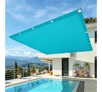 Vele Parasole da Giardino 100 x 170 cm Protezione Dai Raggi UV Rete-Ombreggiante-Telo-Esterno con Occhielli per Terrazza, Giardino, Balcone, Campeggio, Blu Cielo