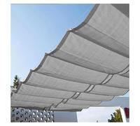 Vele Parasole Ondulate Retrattili,tettoia Retrattile,Tenda a vela,parasole, paravento,Per La Stanza Del Sole Terrazza Giardino Terrazzato,Personalizzabile(W1*L15m/W3.3*L49.2ft)