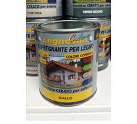 Veleca Legnosan Colors Impregnante all'acqua per legno 750ml (Giallo)