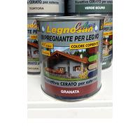 Veleca Legnosan Colors Impregnante all'acqua per legno 750ml (Granata)