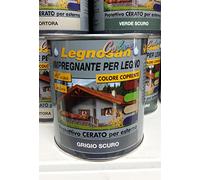 Vernice impregnante cerato all'acqua veleca 750 ml per legno colore coprente ven