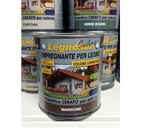 Veleca Legnosan Colors Impregnante all'acqua per legno 750ml (Marrone)