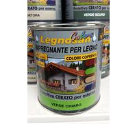 Veleca Legnosan Colors Impregnante all'acqua per legno 750ml (Verde Chiaro)