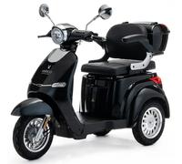 VELECO Cristal Scooter elettrico 3 ruote Disabili Anziani 12 km/h 1000W NERO