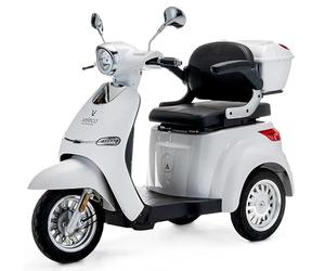 VELECO CRISTAL - Scooter Mobility con 3 Ruote - Completamente assemblato e pronto all'uso - Design bello e accattivante - Sistema di sospensione avanzato - Ruote grandi (IT)