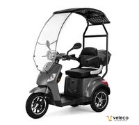 Scooter elettrico a 3 ruote Draco con tettuccio 800 W VELECO