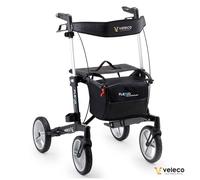 Veleco Deambulatore pieghevole Flexo montato in alluminio con borsa