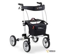 Veleco Flexo Deambulatore Pieghevole in Alluminio per Anziani, Completamente Ass