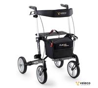 Veleco Flexo Deambulatore Pieghevole in Carbonio per Anziani, Completamente Asse