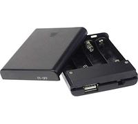 Velleman Portabatterie BH341USB 249005 – Supporto USB per 4 batterie AA