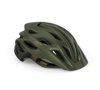 Casco met veleno oliva iridescente mat