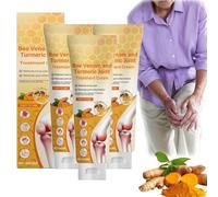 Veleno d'api e curcuma Trattamento articolare crema, veleno d'api, veleno d'api, unguento contro l'ape, veleno d'api, crema per il trattamento articolare, Bee Cream pomata per veleno d'api (3PCS, 85g)
