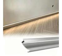 Veletta LED Doffitto Profilo in Alluminio per Illuminazione a Battiscopa
