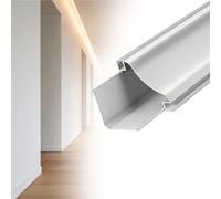veletta led soffitto Modanatura Per Rivestimento Del Soffitto In Alluminio Superficiale, A LED, A Battiscopa Per Corridoio/cucina/teatro/ufficio/soggiorno(L 150 cm)