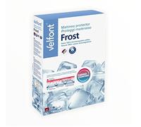 Velfont Frost Coprimaterasso c/Angoli 1 Piazza 90x190/200 Termoregolatore 100% Cotone Outlast, Bianco, 1 Piazza 90x190-200