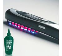 VELFORM Power Grow Comb - Pettine laser capelli, Ricrescita capelli Unisex, Terapia luce rossa capelli, Include 1 bottiglia di Hair Grow Max - Spazzola laser per anti-caduta -
