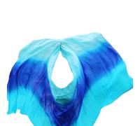Veli da danza del ventre in seta, Sciarpa di seta danza del ventre multicolore varie dimensioni