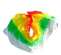 Veli da danza del ventre in seta, Sciarpa di seta danza del ventre multicolore varie dimensioni