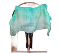 Veli da Danza del Ventre per la Pratica Classico velo di seta da 250*114 cm for danzatrice del ventre, accessorio for spettacoli teatrali, sciarpa a mano, scialle, for costume danza(Style-A,250x114cm)