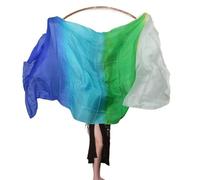 Veli da Danza del Ventre per la Pratica Classico velo di seta da 250*114 cm for danzatrice del ventre, accessorio for spettacoli teatrali, sciarpa a mano, scialle, for costume danza(Style-B,300x114cm)