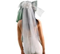 Veli da sposa romantici veli fatti a mano fiori veli fascino tulle sposa servizi fotografici matrimonio romantico, crema, Taglia unica