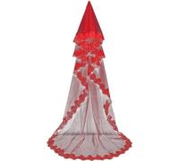 Veli da Sposa Velo da Sposa Lungo Singolo Strato Bordo in Pizzo Velo da Sposa cattedrale Veli da Sposa Accessori