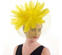 Veli per il viso Fascinators Cappello Donna Fascia per capelli Cappello Rete Accessori per capelli Cappello da chiesa Modisteria-Blu navy