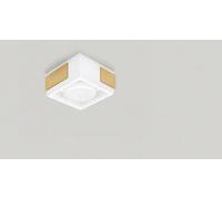 VELIA lampada a soffitto 1 luce attacco GX53 ottone in alluminio e gesso