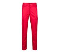 VELILLA 103001; Pantalone Multitasche; Colore rosso; Taglia 56