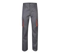 Velilla 103004 - Pantaloni multitasche (Taglie 52) colore grigio e arancione