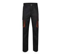 Velilla 103004 - Pantaloni multitasche (Taglie 58) colore nero e arancione