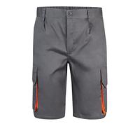 Velilla 103007 Bermuda Bicolor Multitasche, Colore Grigio e Arancione, Taglia 40