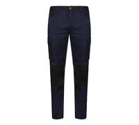VELILLA 103031S - Pantaloni stretch bicolore, blu navy e nero, taglia 58, Blu Navy E Nero, XXXL