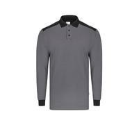 Velilla 105529S Polo Stretch Bicolor Manica Lunga Colore Grigio e Nero, Taglia XS