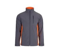VELILLA 106004, Giacca Soft Shell Bicolor, grigio e arancione, 3XL