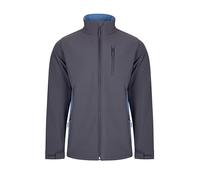 VELILLA 106004 Giacca Soft Shell Bicolore, Grigio e Celeste, Taglia 3XL, Grigio e Celeste, 3XL