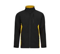VELILLA 106004 Giacca Soft Shell Bicolore, Nero e Giallo, Taglia L, Nero e Giallo, L