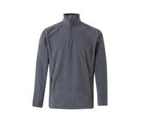 Velilla 201501 Pile da Lavoro - Grigio - Taglia L | Pile in microfibra, mezza cerniera con patta protettiva, tasche con cerniera, giacca leggera, abbigliamento da lavoro