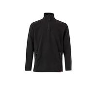 Velilla 201501 Pile da Lavoro - Nero - Taglia XL | Pile in microfibra, mezza cerniera con patta protettiva, tasche con cerniera, giacca leggera, abbigliamento da lavoro