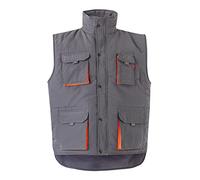 Velilla 205902; gilet imbottito bicolore multitasche