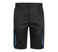 Velilla 303002S Pantalone Bicolore Elasticizzato Alta Visibilità, Blu Navy/Arancio Fluorescente, XL