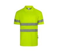 VELILLA 305532; Polo Poliestere riciclato Monocolore Manica Corta Nastro Segmentato; Colore Giallo Fluoro; Taglia 2XL, giallo fluo, XXL