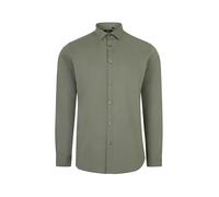VELILLA 405017S Camicia a maniche lunghe stretch uomo, colore verde oliva chiaro, taglia XL, verde oliva chiaro, XL