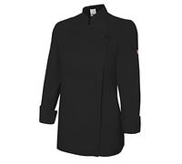 Velilla 405203TC; giacca da cucina da donna con cerniera; nero; taglia 40