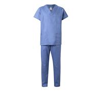 VELILLA 800; Set pigiama sanitario; colore celeste; taglia 2XL