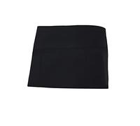 VELILLA Commandero - Grembiule corto, Nero/Bianco, Taglia unica
