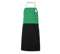 Velilla Grembiule a salopette bicolore (Ref: 404210B_43) unisex adulto, Verde, Taglia unica